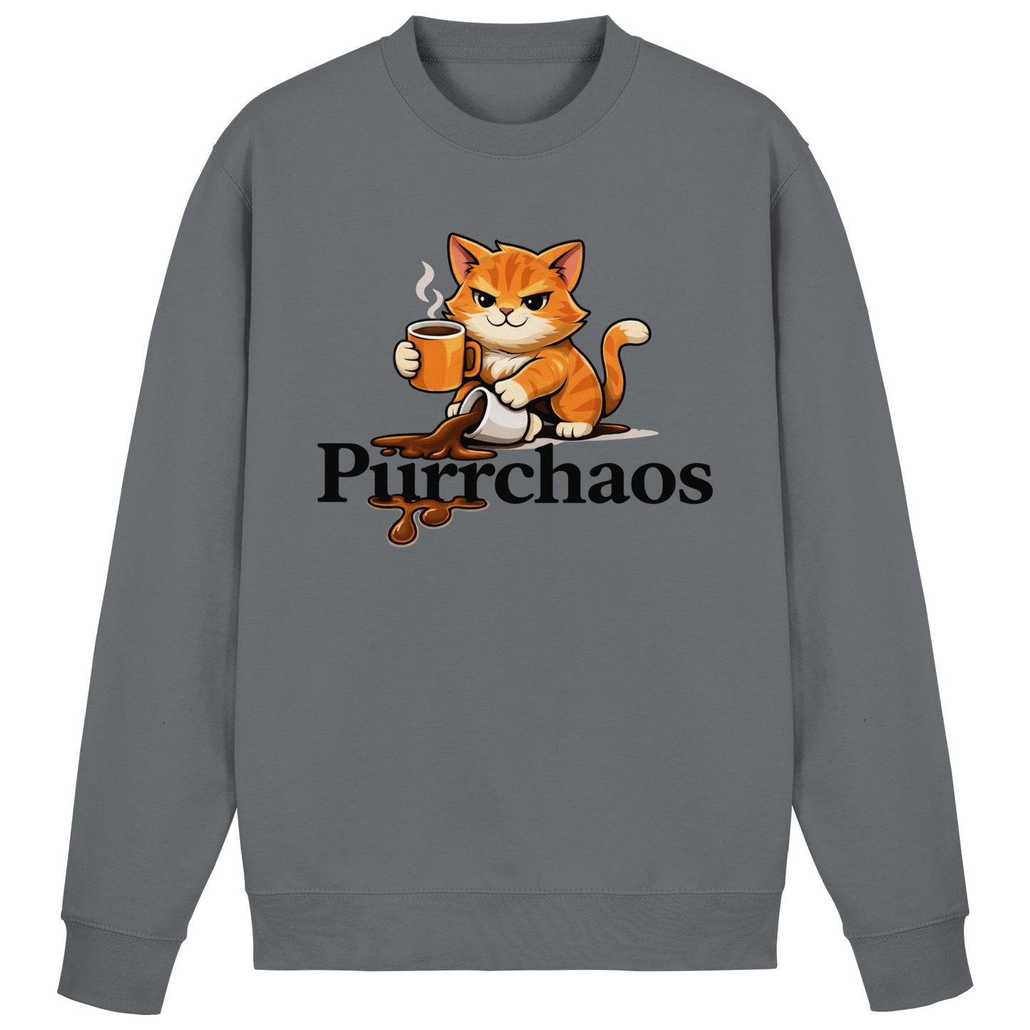 Purrchaos Coffee Cat Sweatshirt