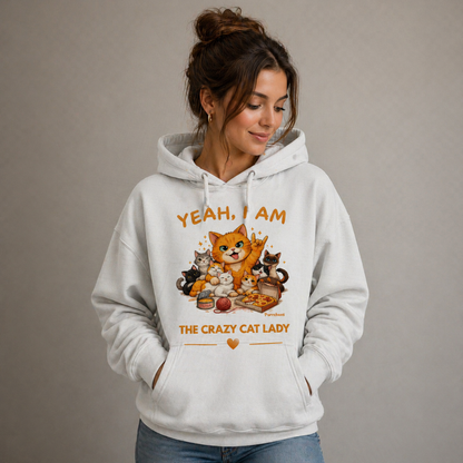 I AM THE CRAZY CAT LADY Hoodie