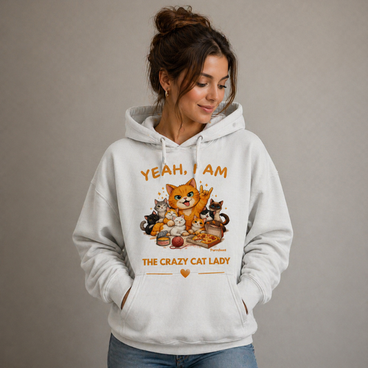 I AM THE CRAZY CAT LADY Hoodie