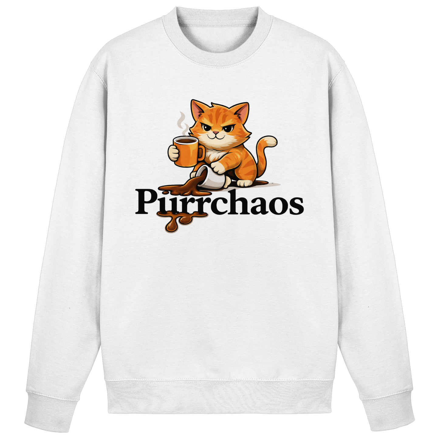 Purrchaos Coffee Cat Sweatshirt