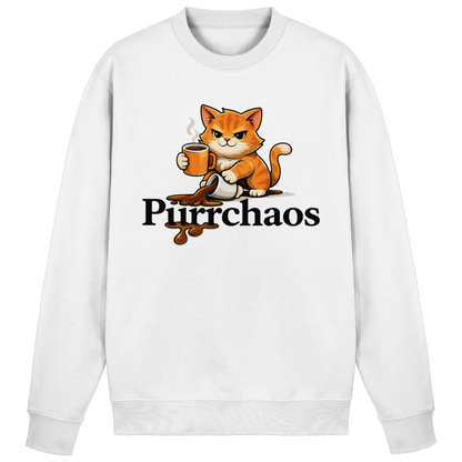 Purrchaos Coffee Cat Sweatshirt