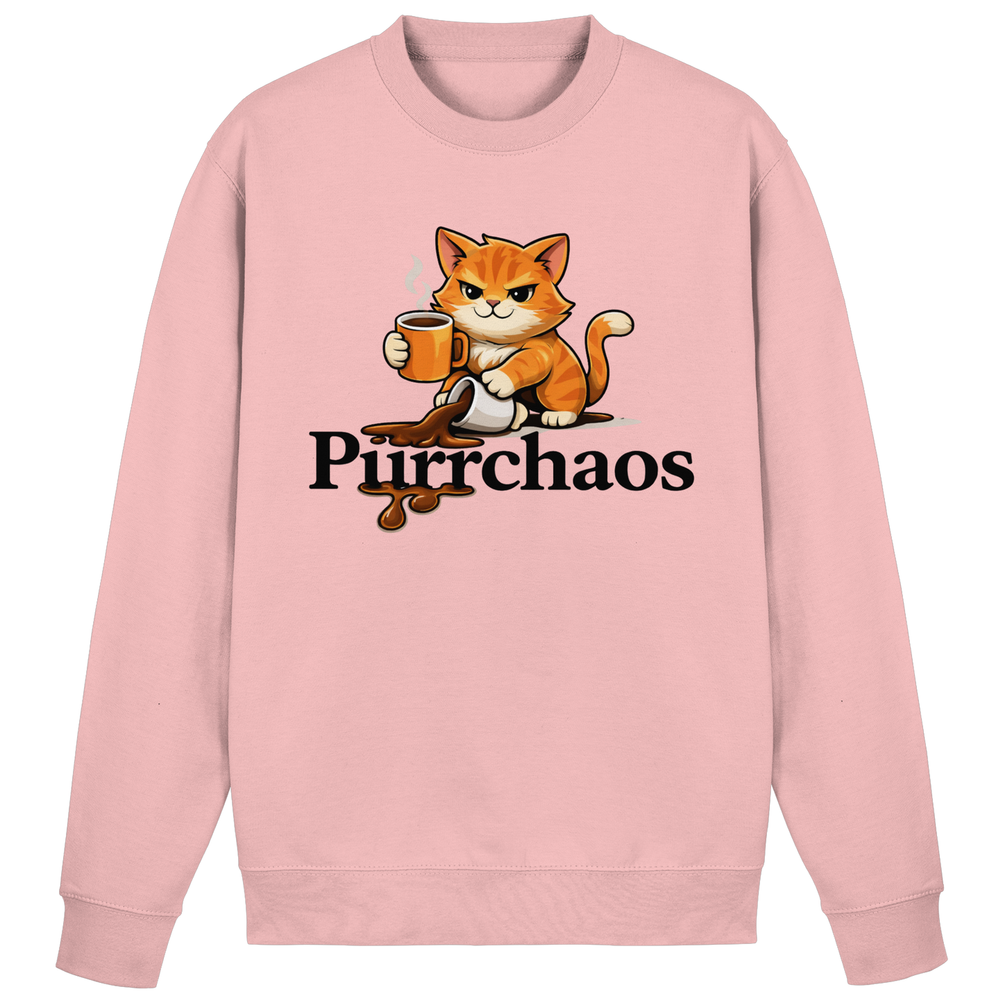 Purrchaos Coffee Cat Sweatshirt