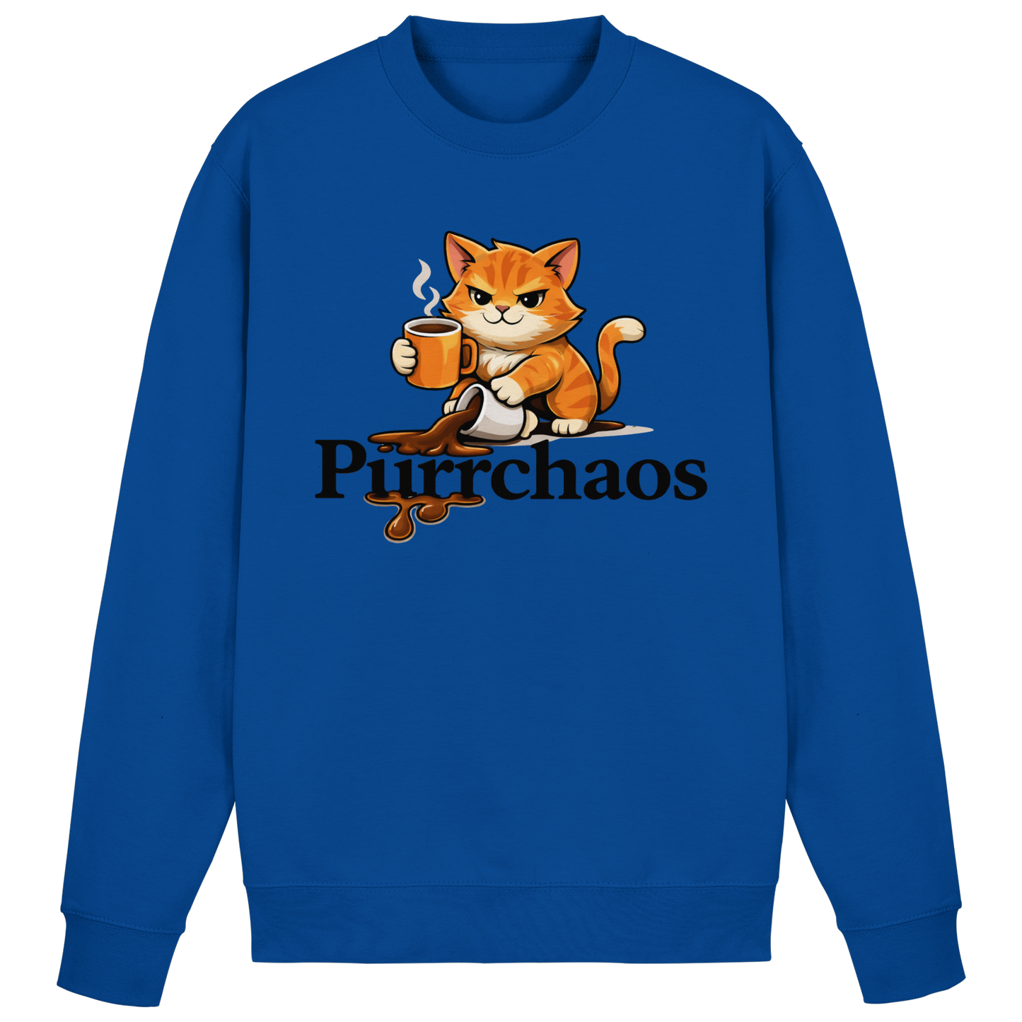 Purrchaos Coffee Cat Sweatshirt