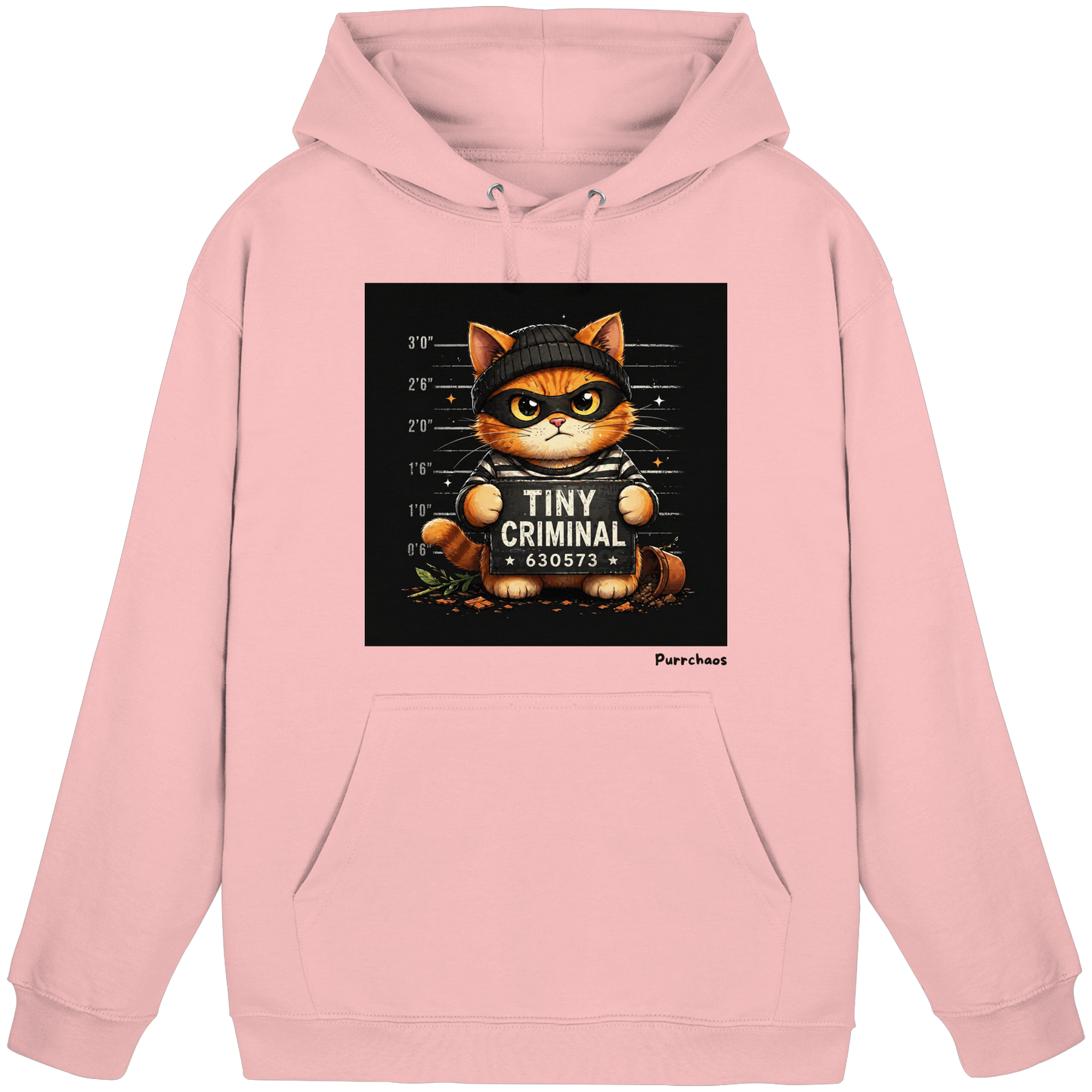Tiny Criminal Katze Hoodie