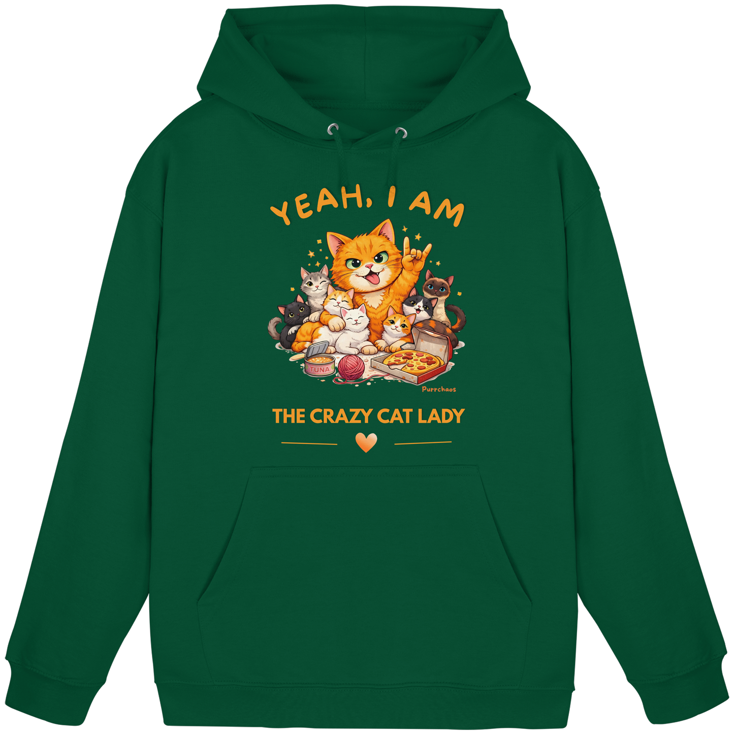I AM THE CRAZY CAT LADY Hoodie