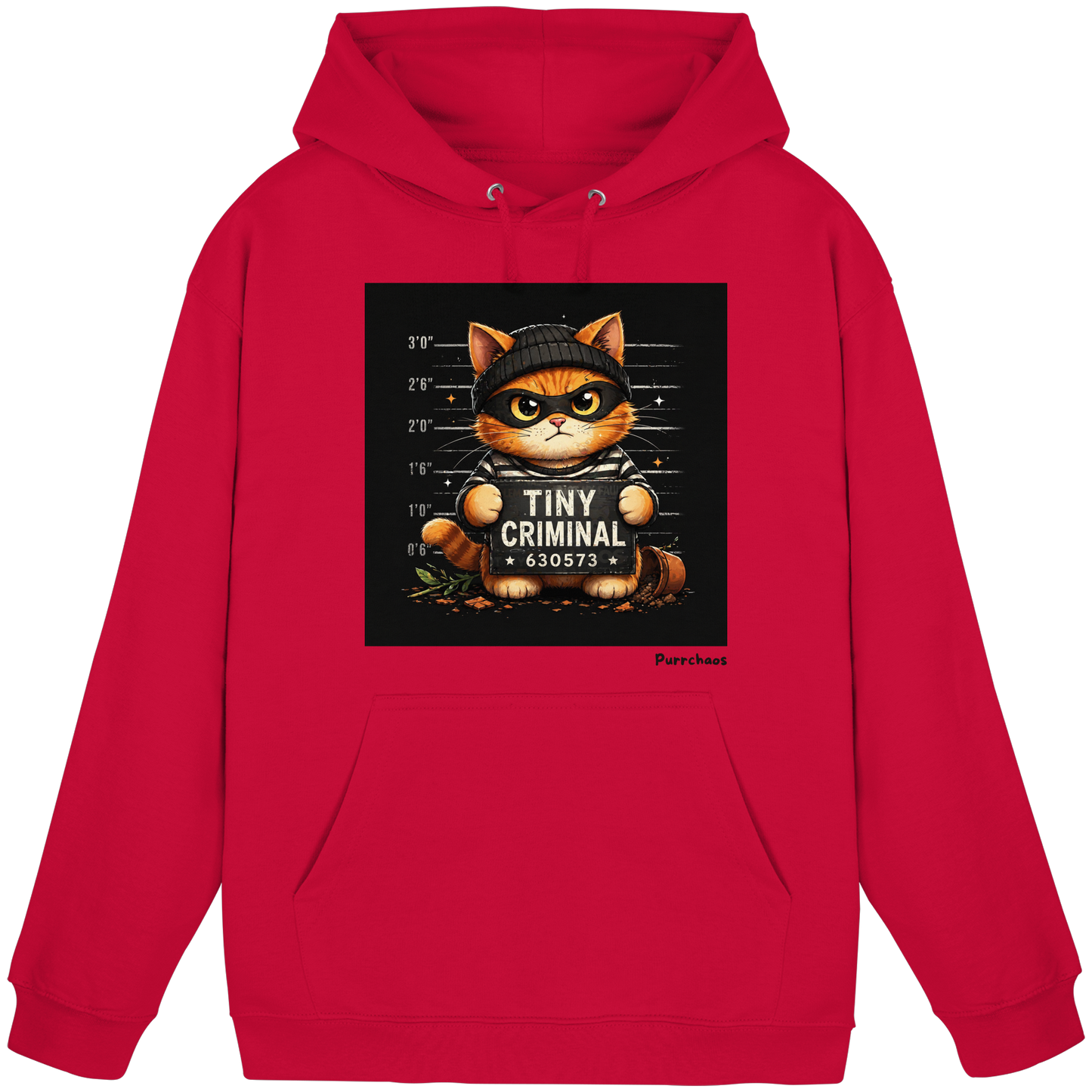 Tiny Criminal Katze Hoodie