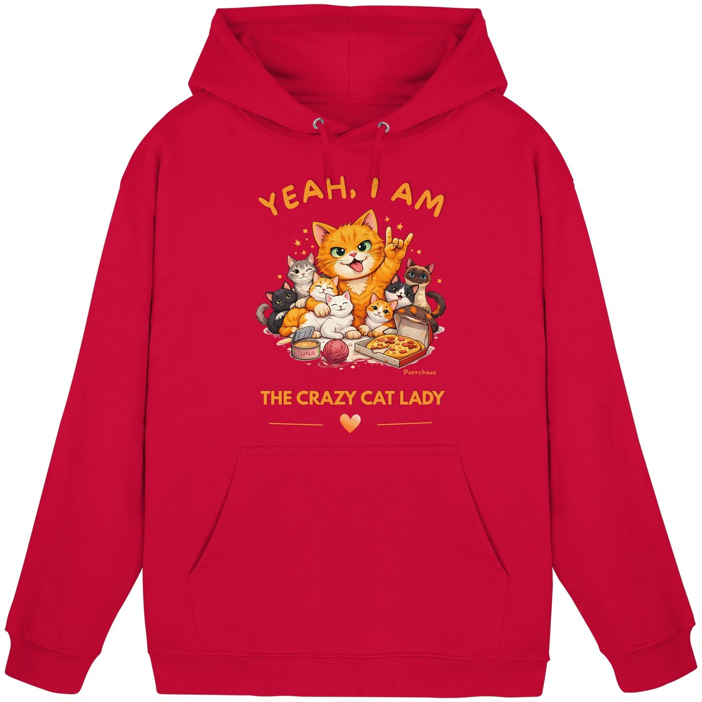 I AM THE CRAZY CAT LADY Hoodie