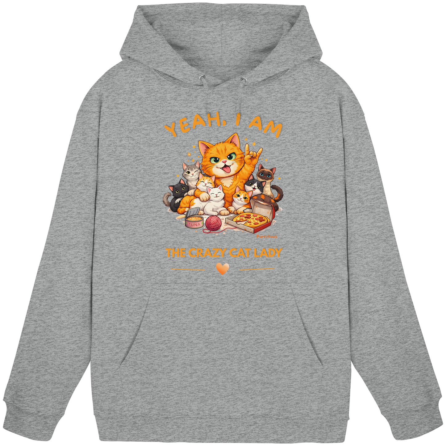 I AM THE CRAZY CAT LADY Hoodie