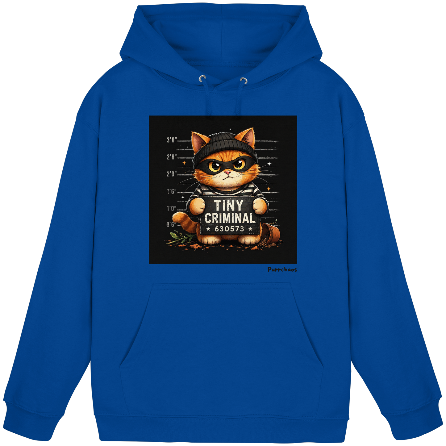 Tiny Criminal Katze Hoodie