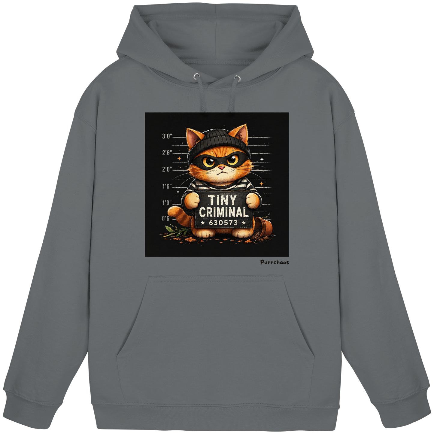 Tiny Criminal Katze Hoodie