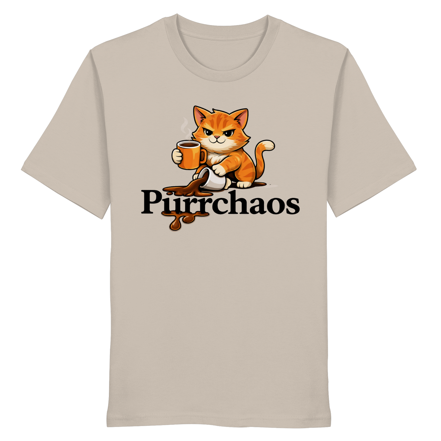 Purrchaos Coffee Cat T-Shirt