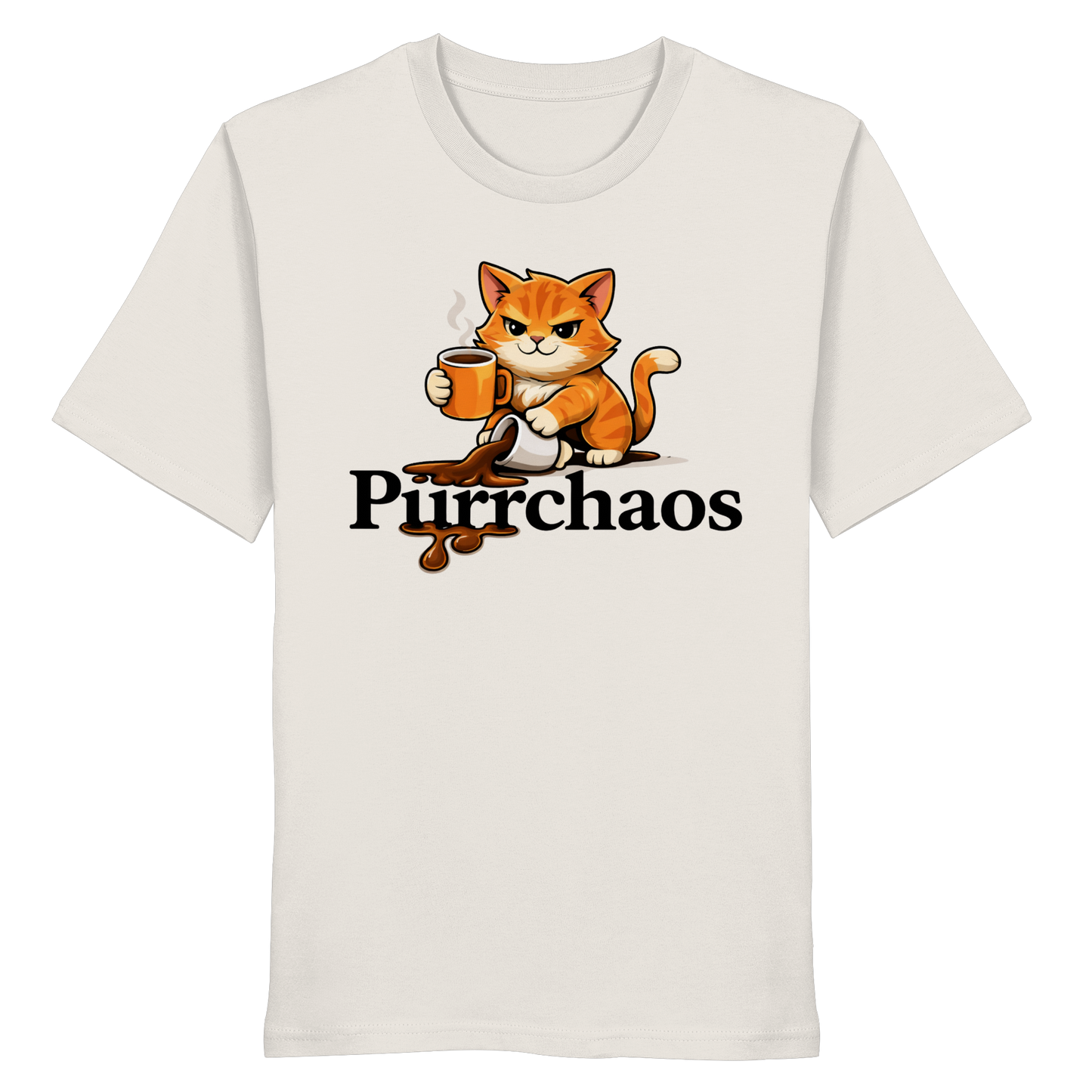 Purrchaos Coffee Cat T-Shirt