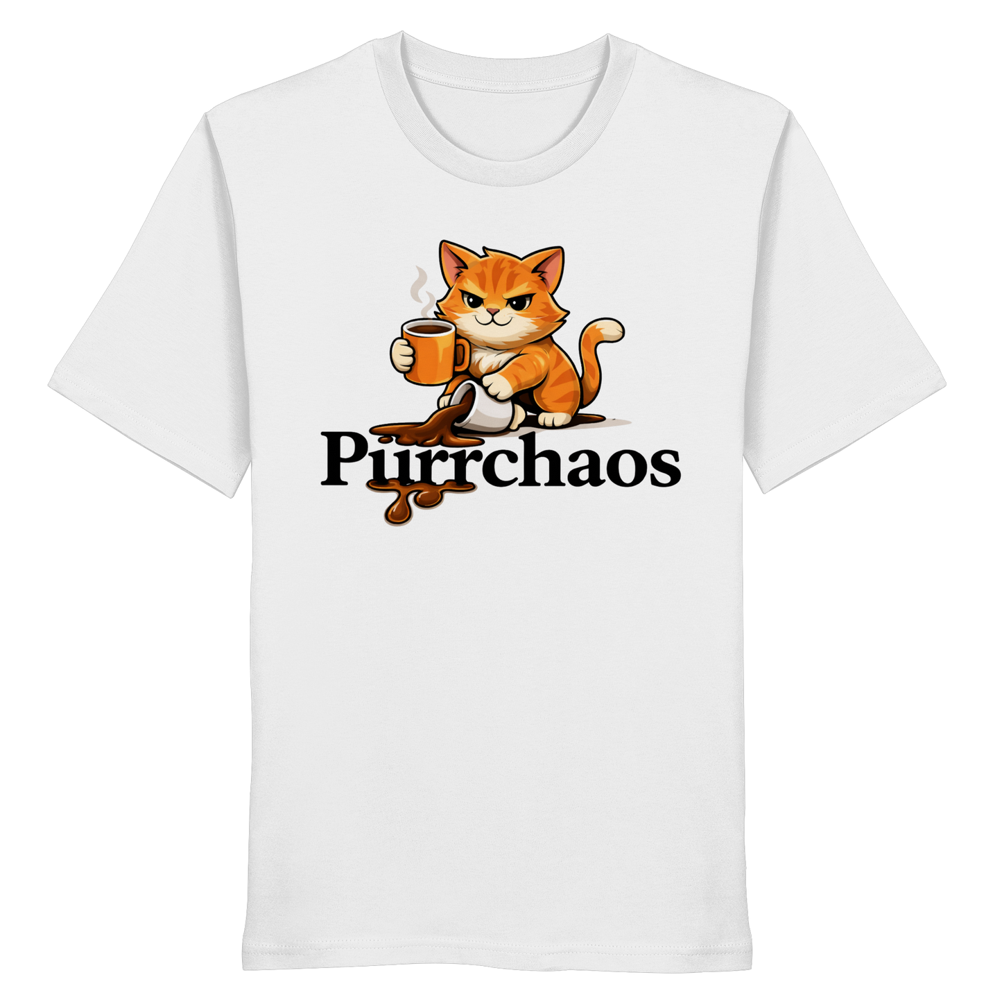 Purrchaos Coffee Cat T-Shirt